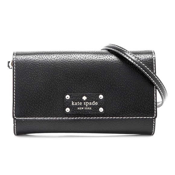 Kate Spade black Natalie Wallet clutch / crossbody