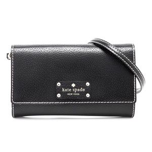 Kate Spade black Natalie Wallet clutch / crossbody