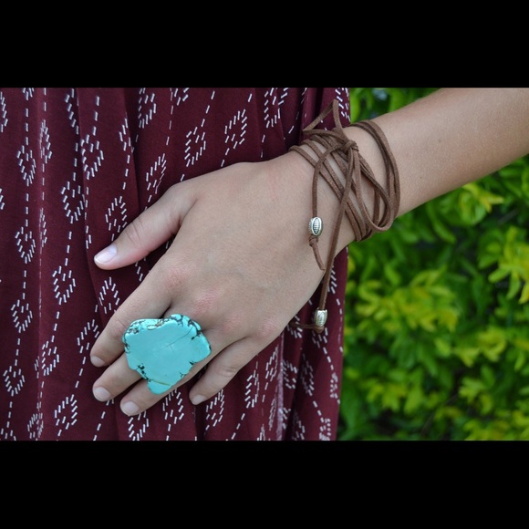 Turquoise Chunk Ring - Picture 4 of 4
