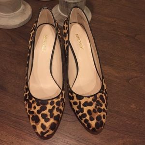 Nine West Leopard Wedge.