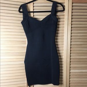 Black Body Con Mini Dress