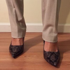 Faux Snake skin stylish pump