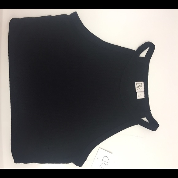 Bp High Neck Crop Top Ribbed Tank Size L - Picture 3 of 8
