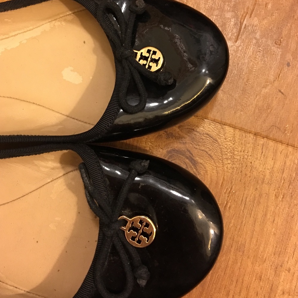 Tory Burch Patent Leather Ballerina Flats