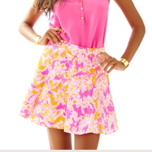 Lilly Pulitzer Dresses & Skirts - Lilly Pulitzer Kir Royal Pink Ohh La la Skirt