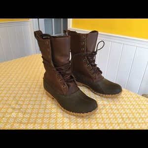 Woman's LL Bean Duck Boots
