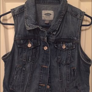 Old Navy denim vest