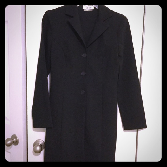 Long blazer ,color black
