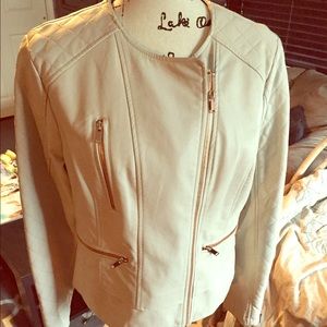 Bar III Faux Leather Jacket