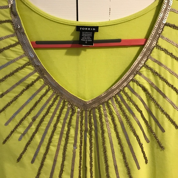 Neon yellow top - Picture 3 of 3