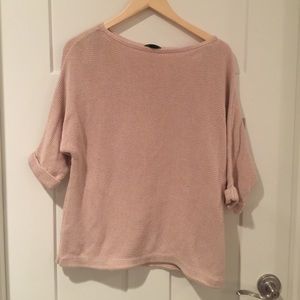H&M pink knit sweater