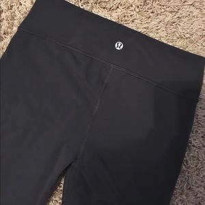 Dark grey lululemon ankle crop pants