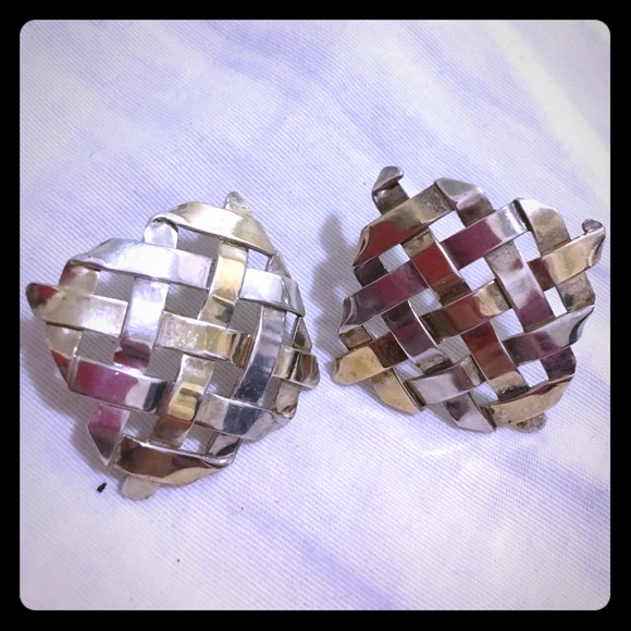Gabriel Ofiesh sterling and gold earrings