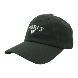 Paris Dad Hat - Black