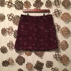 Free People Skirts - 🌿FIRM🌿 Free People Velvet Button Skirt 8 Free People Skirts - 🌿FIRM🌿 Free People Velvet Button Skirt 8
