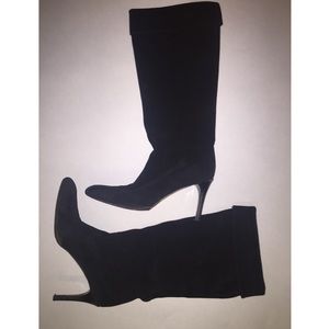 Micheal Kors black suede boots