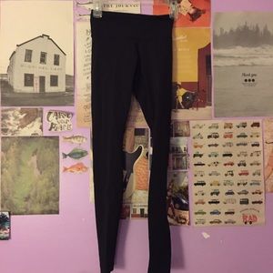 Black Lululemon Running Tights