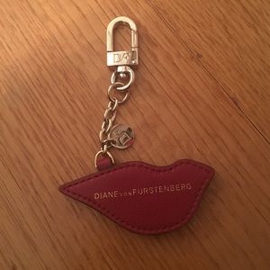 DVF red key holder