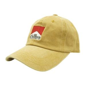 Chillbro Dad Hat - Mustard Denim
