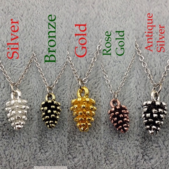 ✨restocked✨Pinecone Necklace - Picture 2 of 2