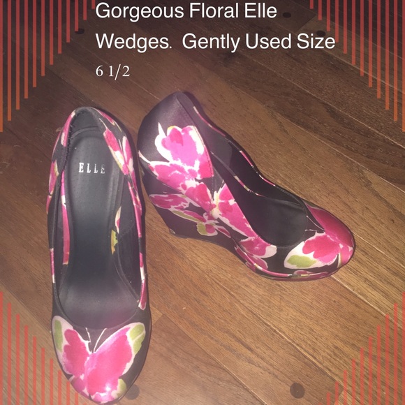 Fabulous Floral ELLE Wedges