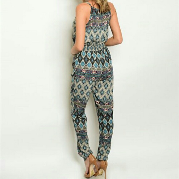 Multi Color Jumpsuit - Picture 2 of 3