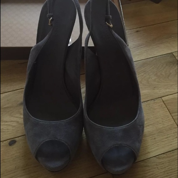 Gucci. Kid Scamosciato Mouve. With box/heel tips. - Picture 4 of 4