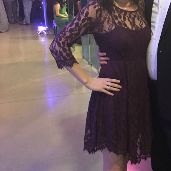 Free People Lace Dress Size 4 - Picture 4 of 4