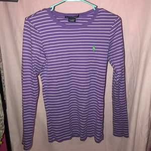 Striped Ralph Lauren Long Sleeve Shirt