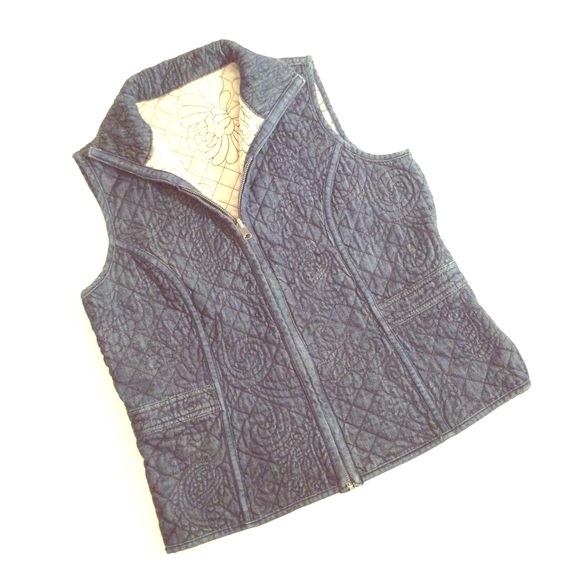 Jackets & Blazers - 🔹QUILTED DENIM VEST🔹