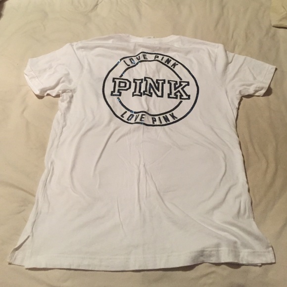 VS PINK campus tee sz sm