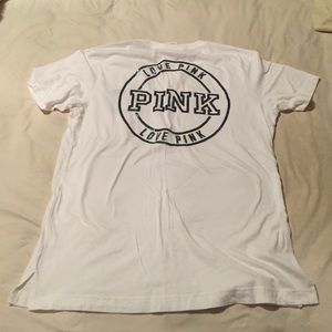 VS PINK campus tee sz sm