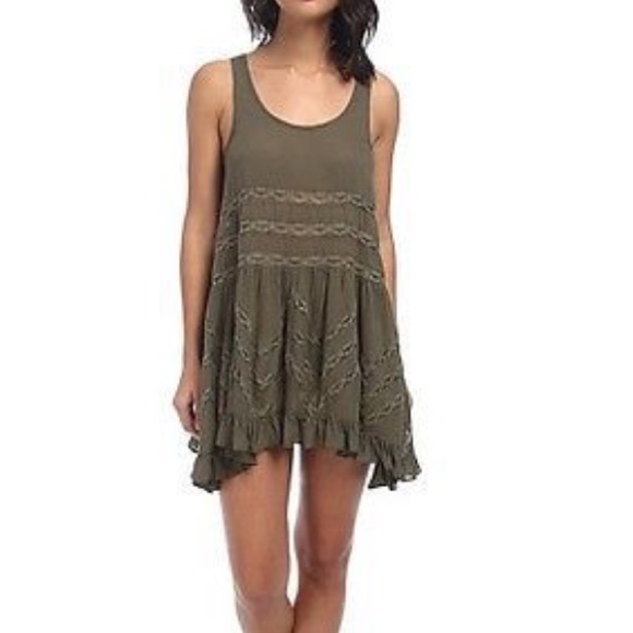 Free People Dresses & Skirts - Free People Voile and Lace Trapeze Slip Dress