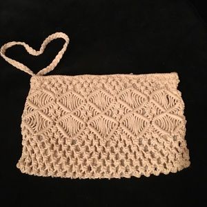 Macrame wristlet