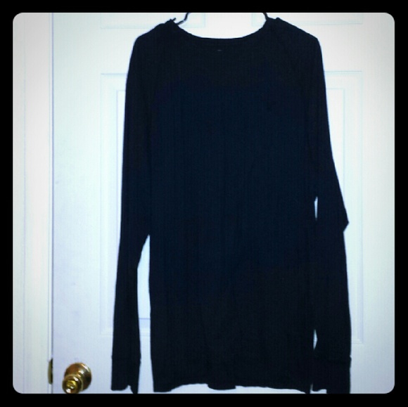 Blue long-sleeve American Eagle