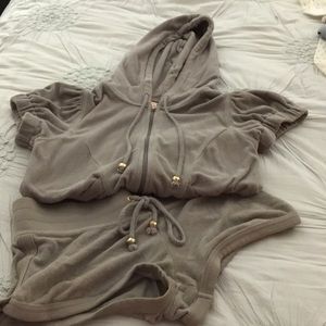 Juicy Couture short and jacket set