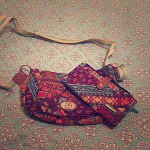 Lilly bloom cross body with matching wallet