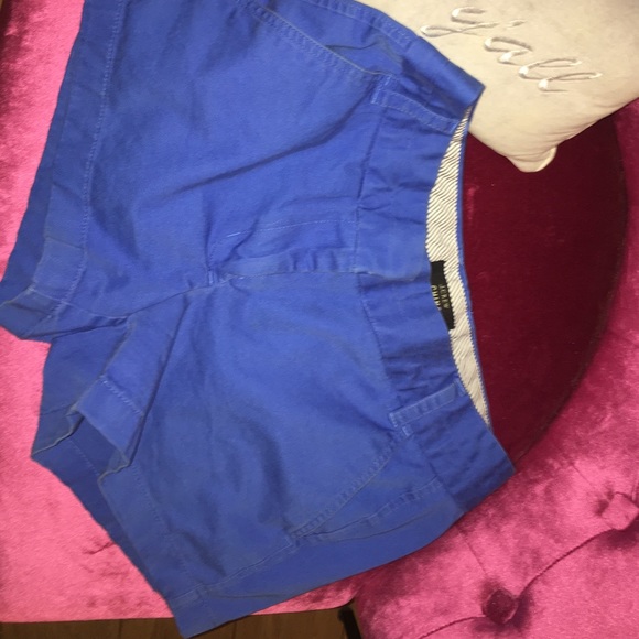 Blue Jcrew chunk shorts