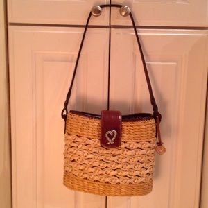 Beloved Brighton 2 tone straw bag