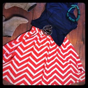 Chevron Circle Skirt