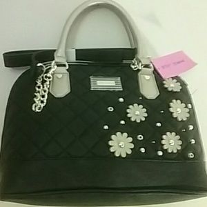 Betsy Johnson floral handbag