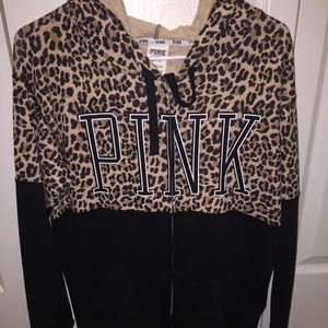 Women's Victoria's Secret PINK Cheetah hoodie