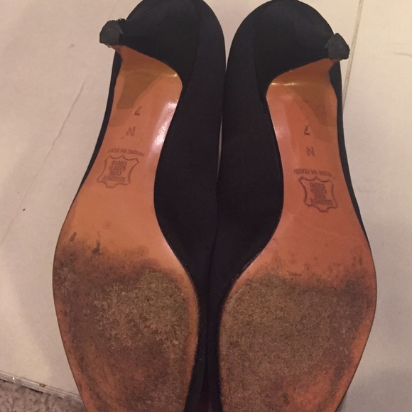 Yves Saint Laurent Satin Heels - Picture 3 of 4