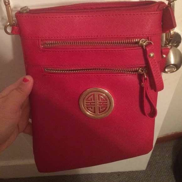 Women's red purse - Picture 2 of 4