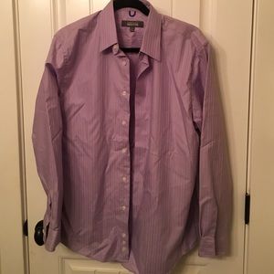 Slim fit lavender dress shirt