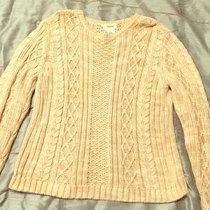 Talbot Fisherman Cable Knit Sweater• Size L