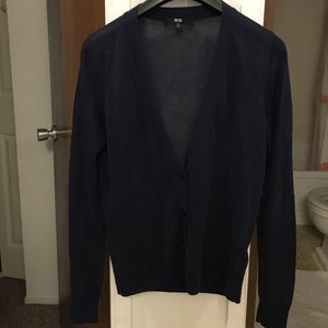 never worn semi sheer uniqlo cardigan