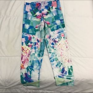 SoulCycle Kaleidoscope Capris ZARA TEREZ Size M