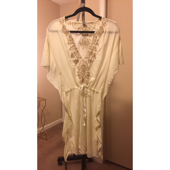 Free People Cream Dress
