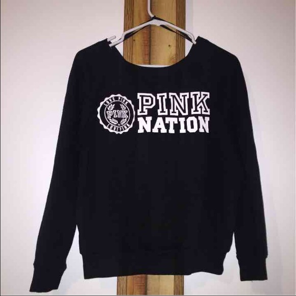 VS PINK slouchy crew